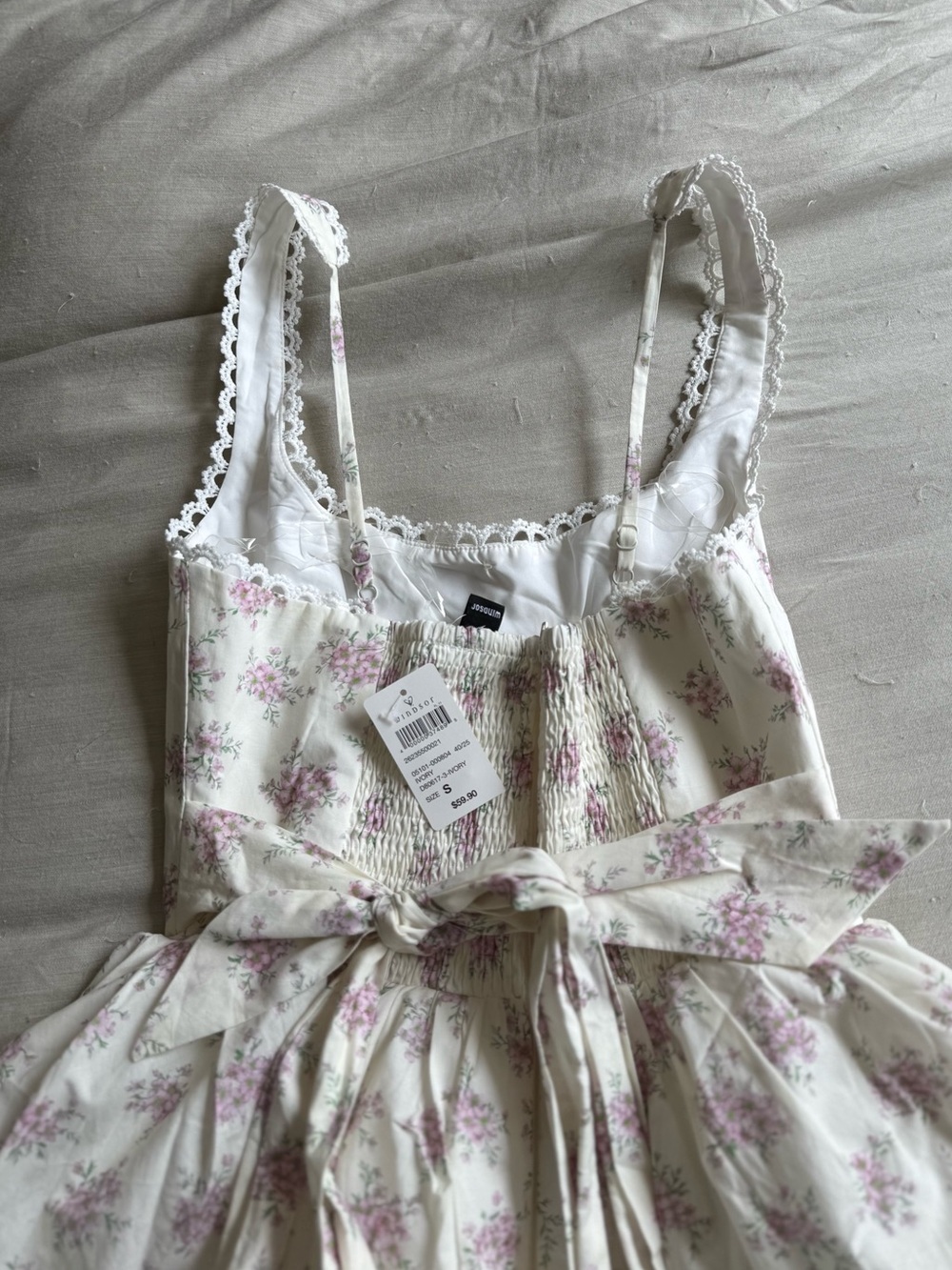 Windsor Floral Cottagecore Mini Dress - Picture 5 of 6